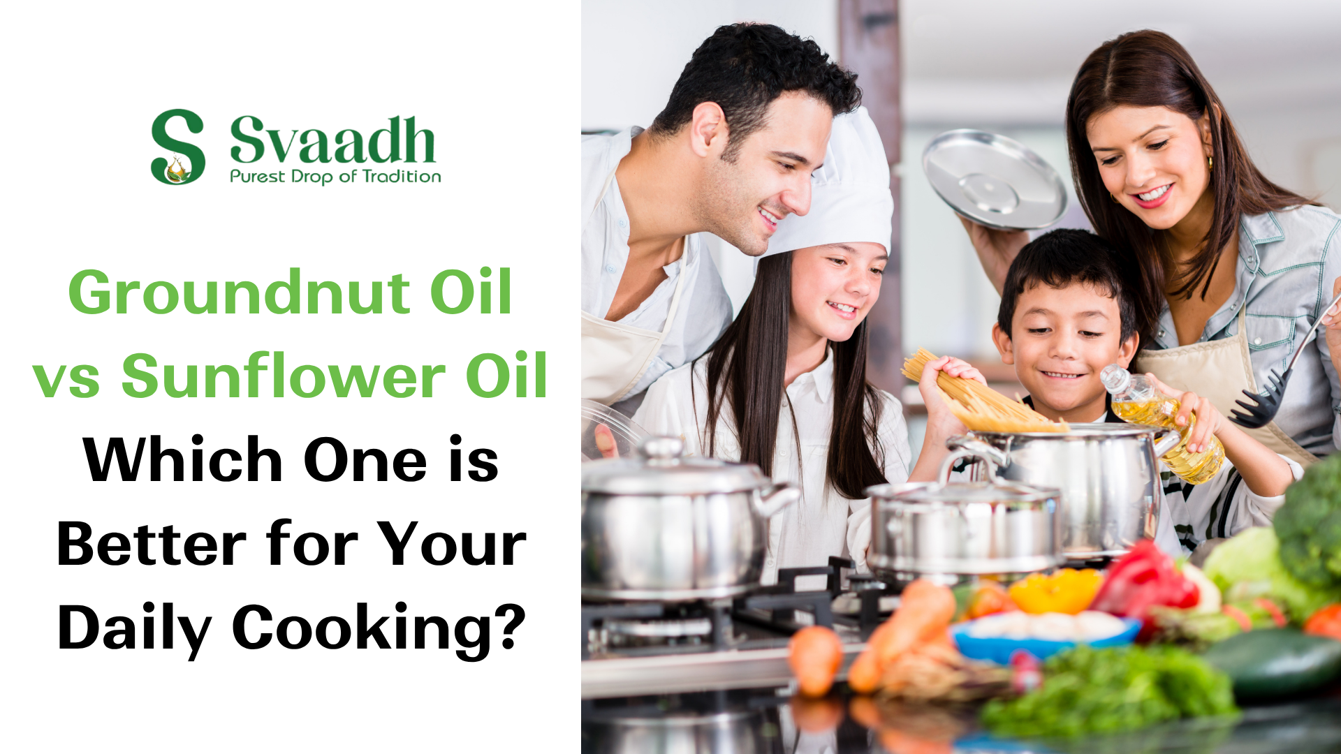 Groundnut Oil (Peanut Oil) vs Sunflower Oil: Which is Better for Health, Cooking & Daily Use?