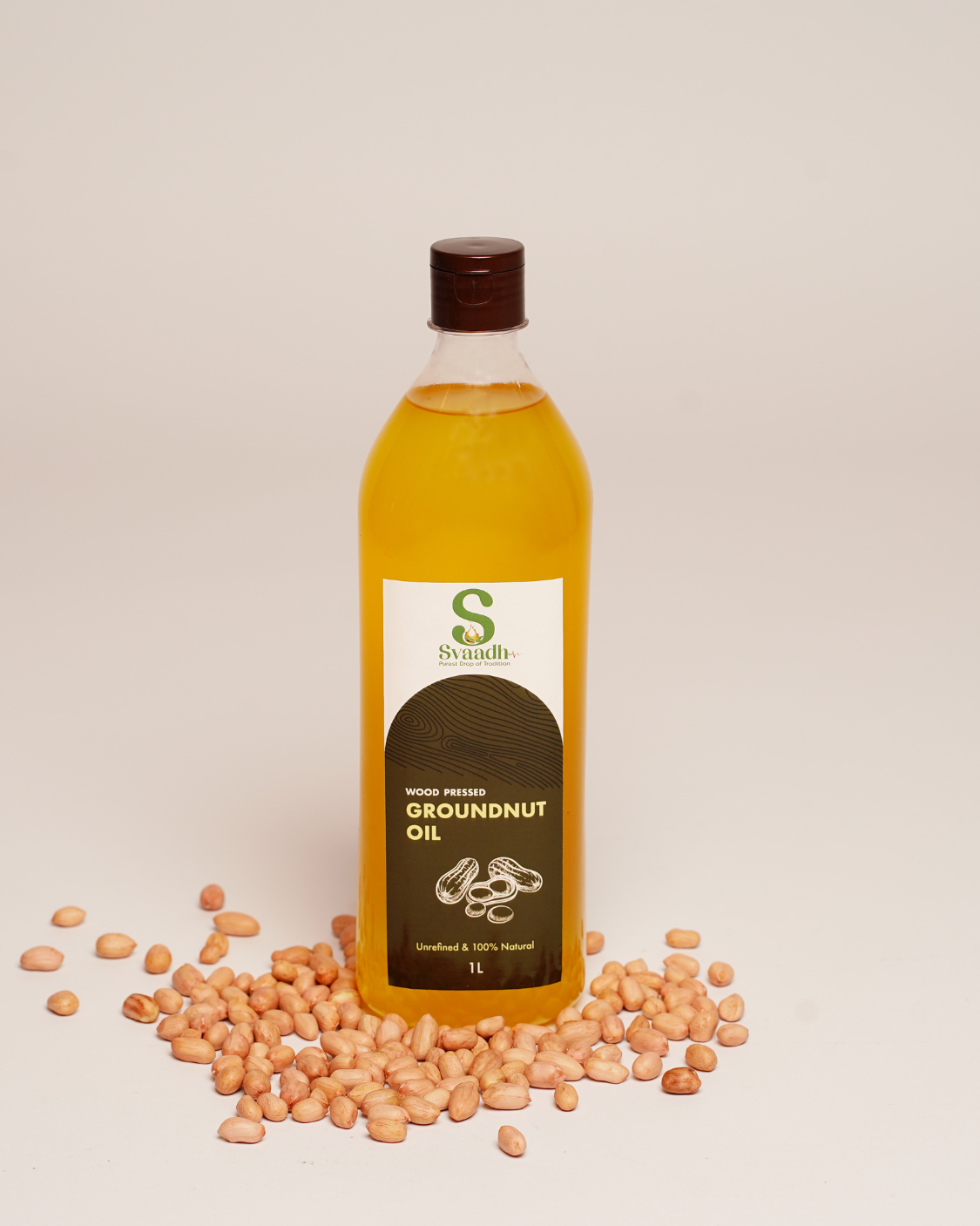 Wood-Pressed Groundnut Oil