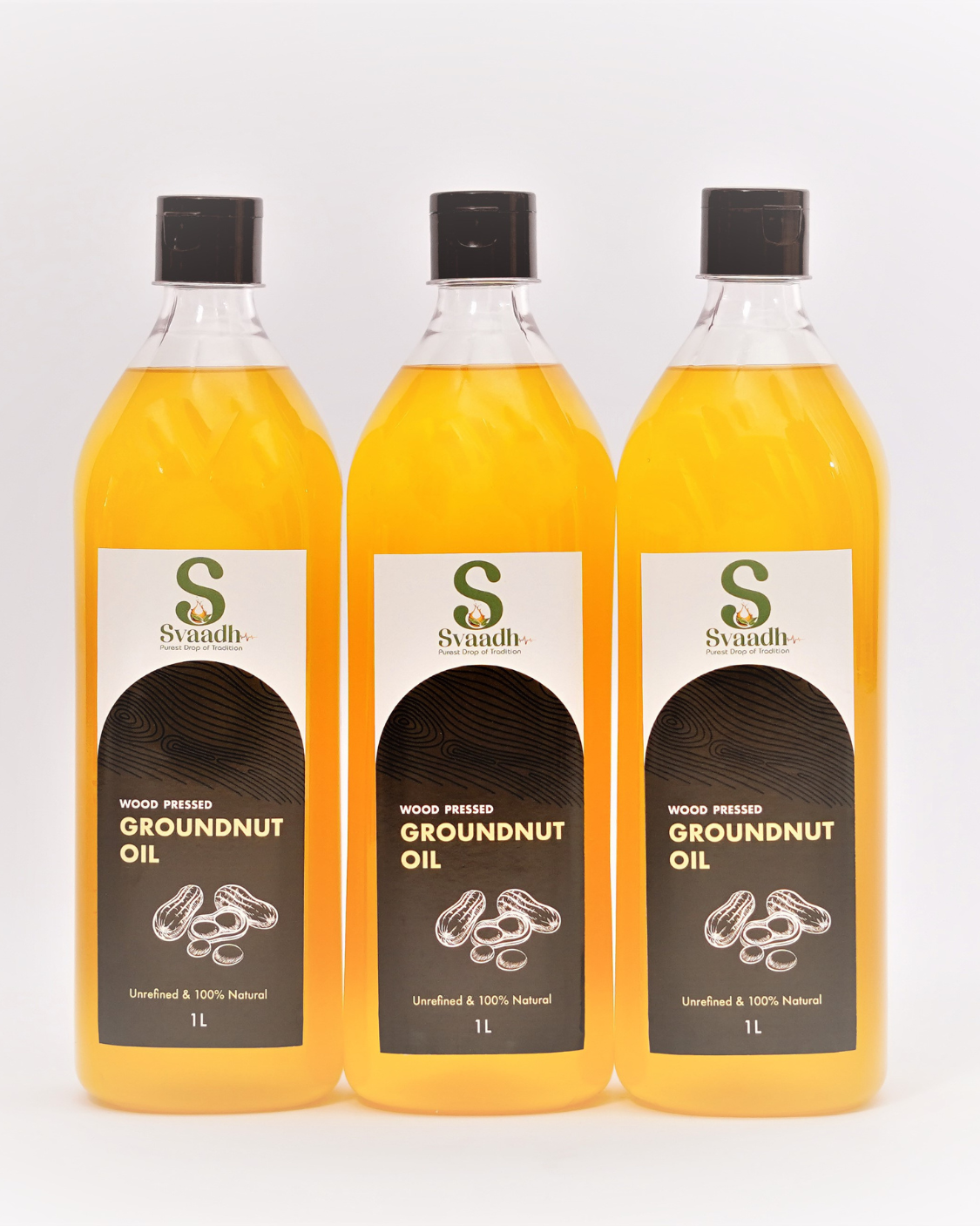 Wood-Pressed Groundnut Oil